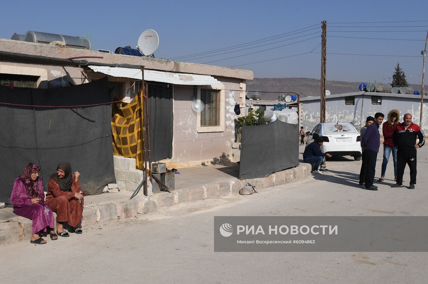 Лагерь беженцев Хирджилла вблизи Дамаска