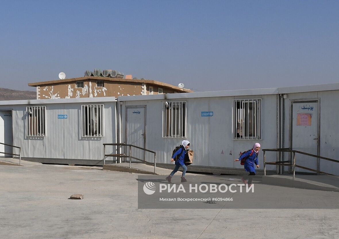 Лагерь беженцев Хирджилла вблизи Дамаска