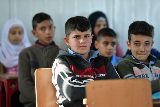 Лагерь беженцев Хирджилла вблизи Дамаска