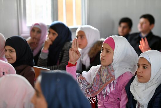 Лагерь беженцев Хирджилла вблизи Дамаска