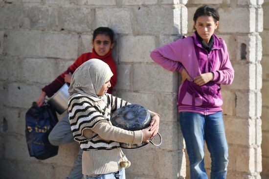 Лагерь беженцев Хирджилла вблизи Дамаска