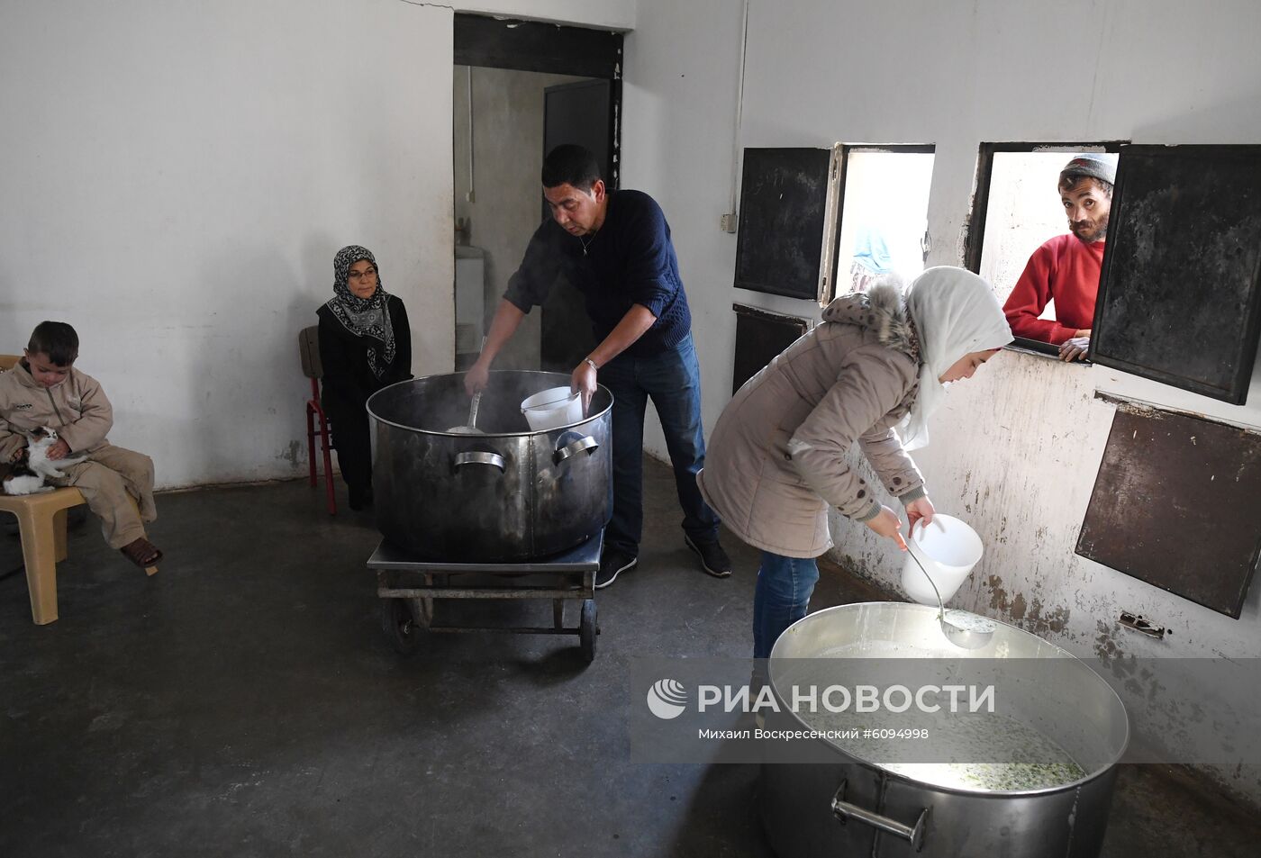 Лагерь беженцев Хирджилла вблизи Дамаска