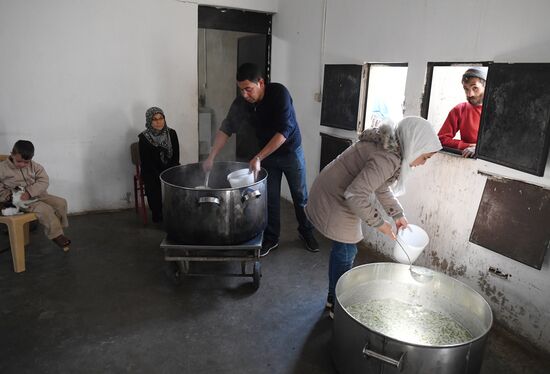 Лагерь беженцев Хирджилла вблизи Дамаска