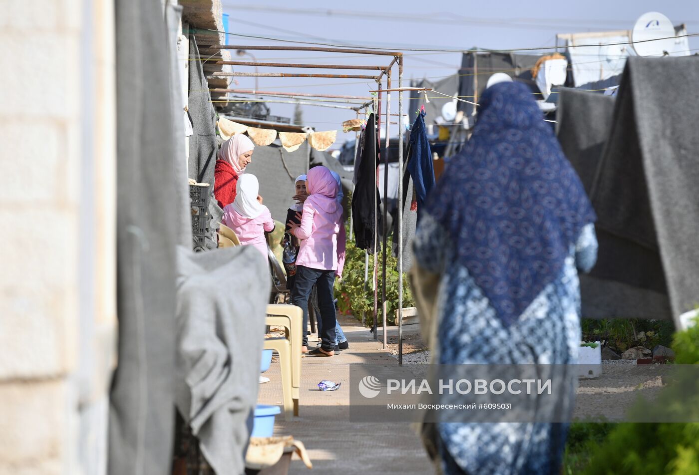 Лагерь беженцев Хирджилла вблизи Дамаска