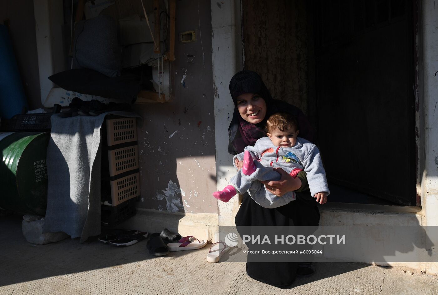 Лагерь беженцев Хирджилла вблизи Дамаска