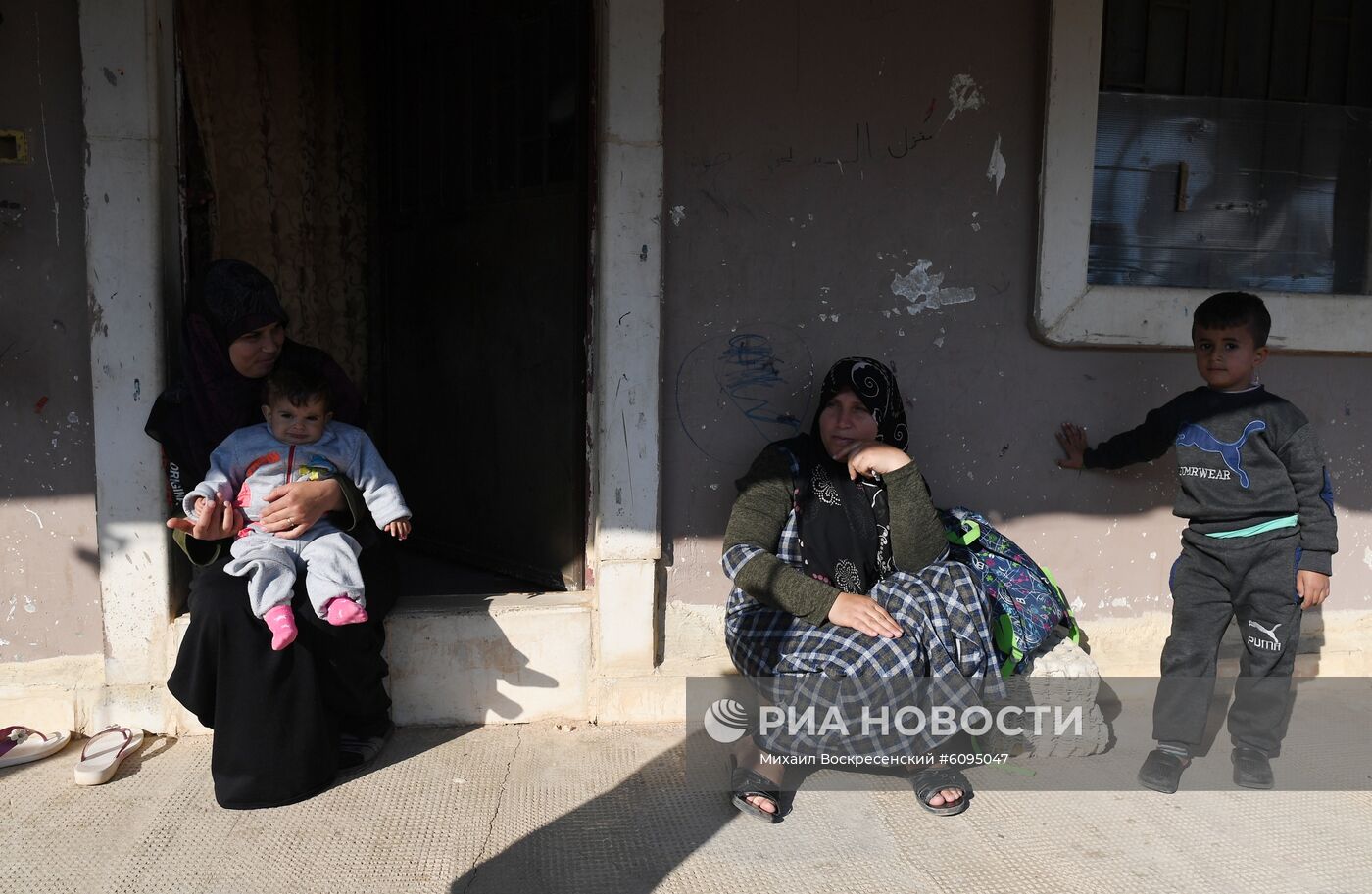 Лагерь беженцев Хирджилла вблизи Дамаска