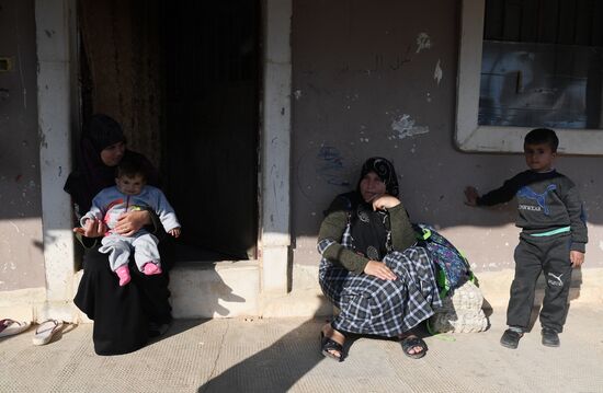 Лагерь беженцев Хирджилла вблизи Дамаска