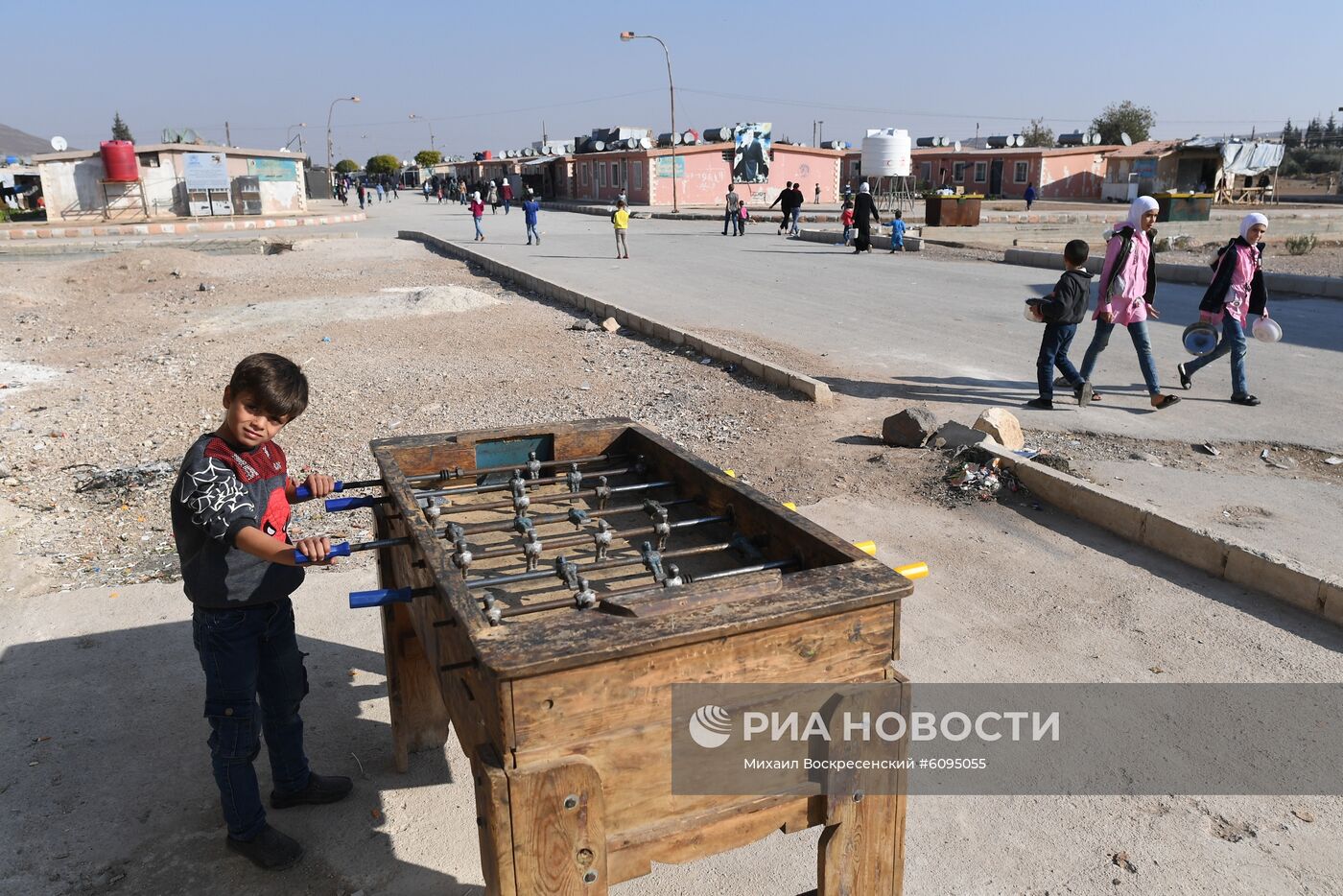 Лагерь беженцев Хирджилла вблизи Дамаска