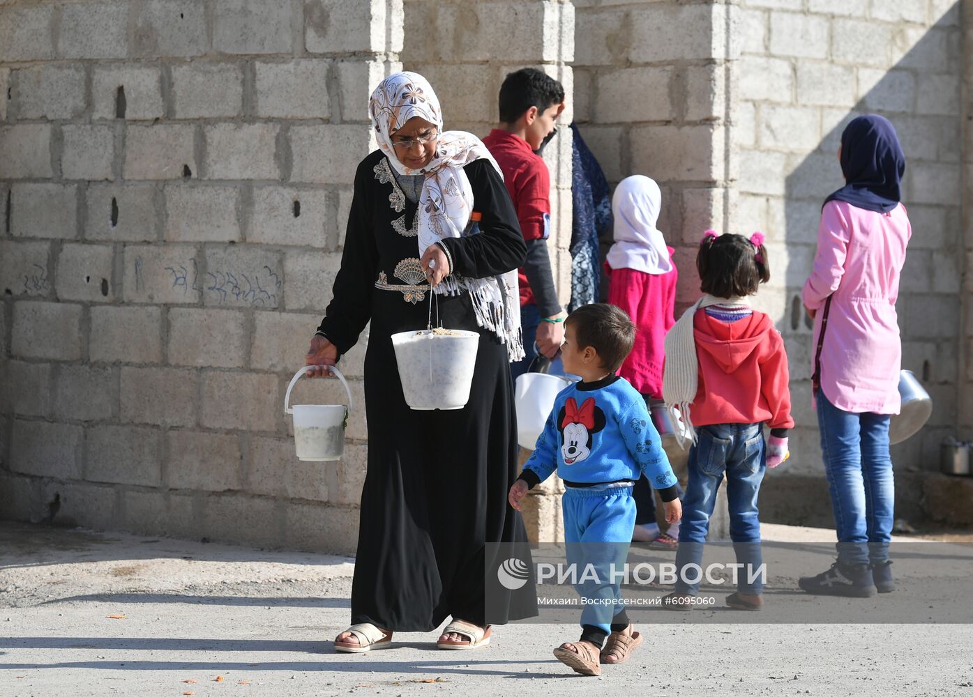 Лагерь беженцев Хирджилла вблизи Дамаска