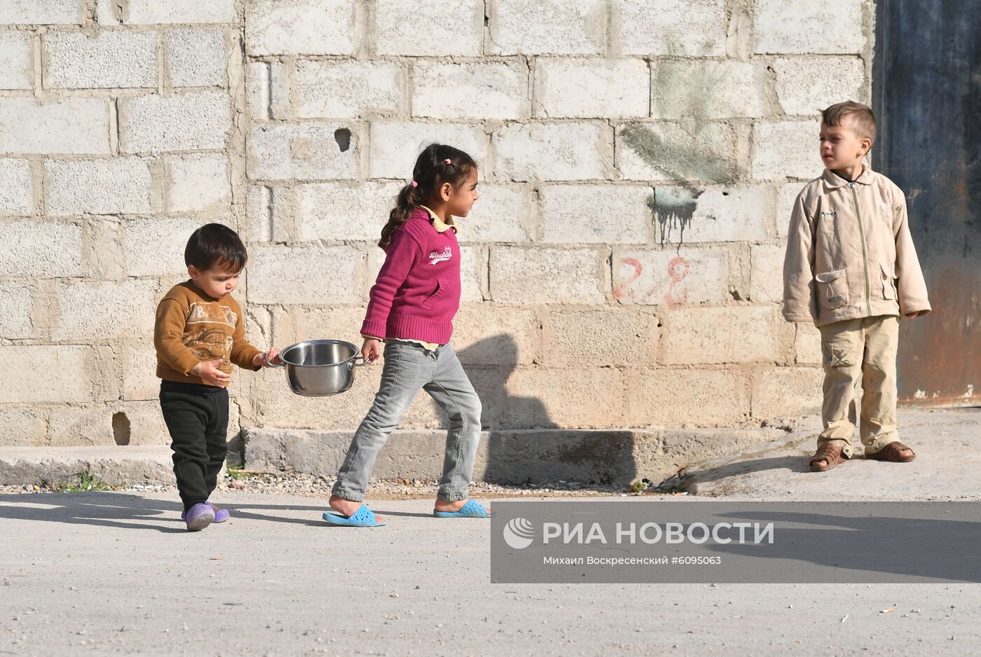 Лагерь беженцев Хирджилла вблизи Дамаска