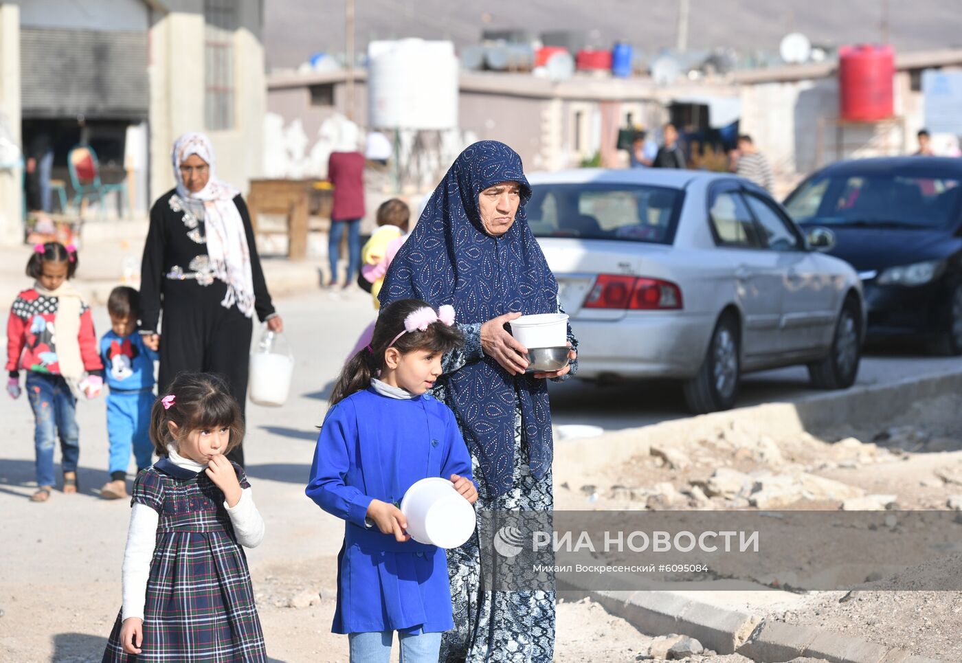 Лагерь беженцев Хирджилла вблизи Дамаска