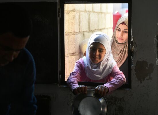 Лагерь беженцев Хирджилла вблизи Дамаска