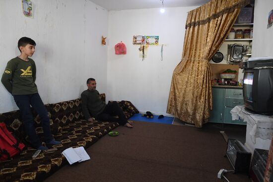 Лагерь беженцев Хирджилла вблизи Дамаска