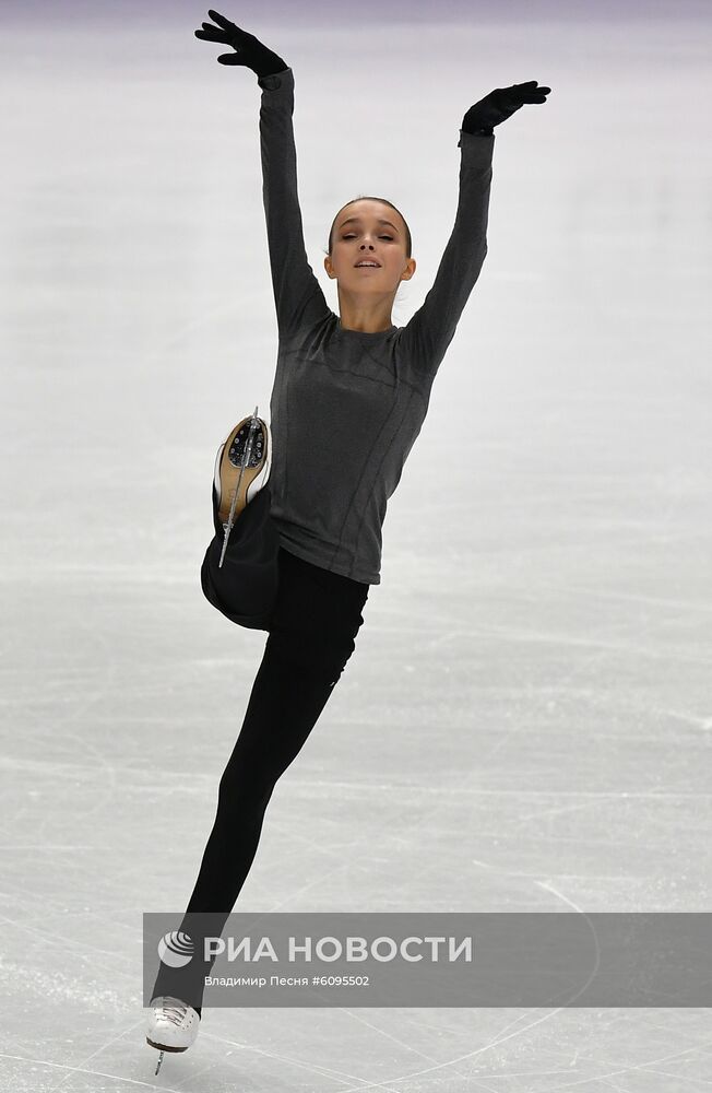 Фигурное катание. Финал Гран-При. Женщины. Тренировки