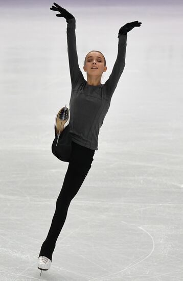 Фигурное катание. Финал Гран-При. Женщины. Тренировки