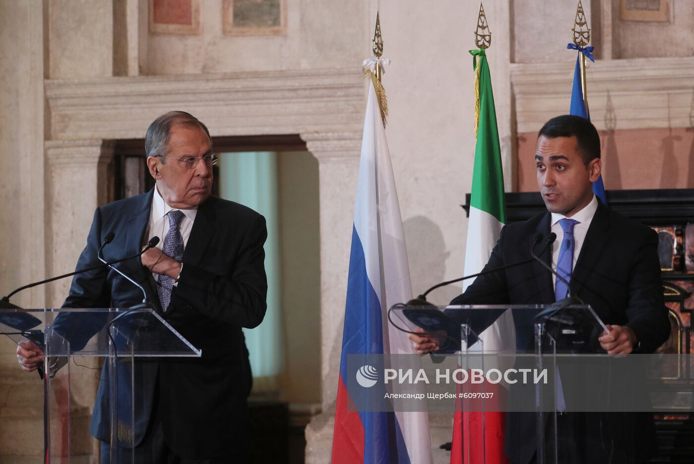 Визит главы МИД РФ С. Лаврова в Италию 