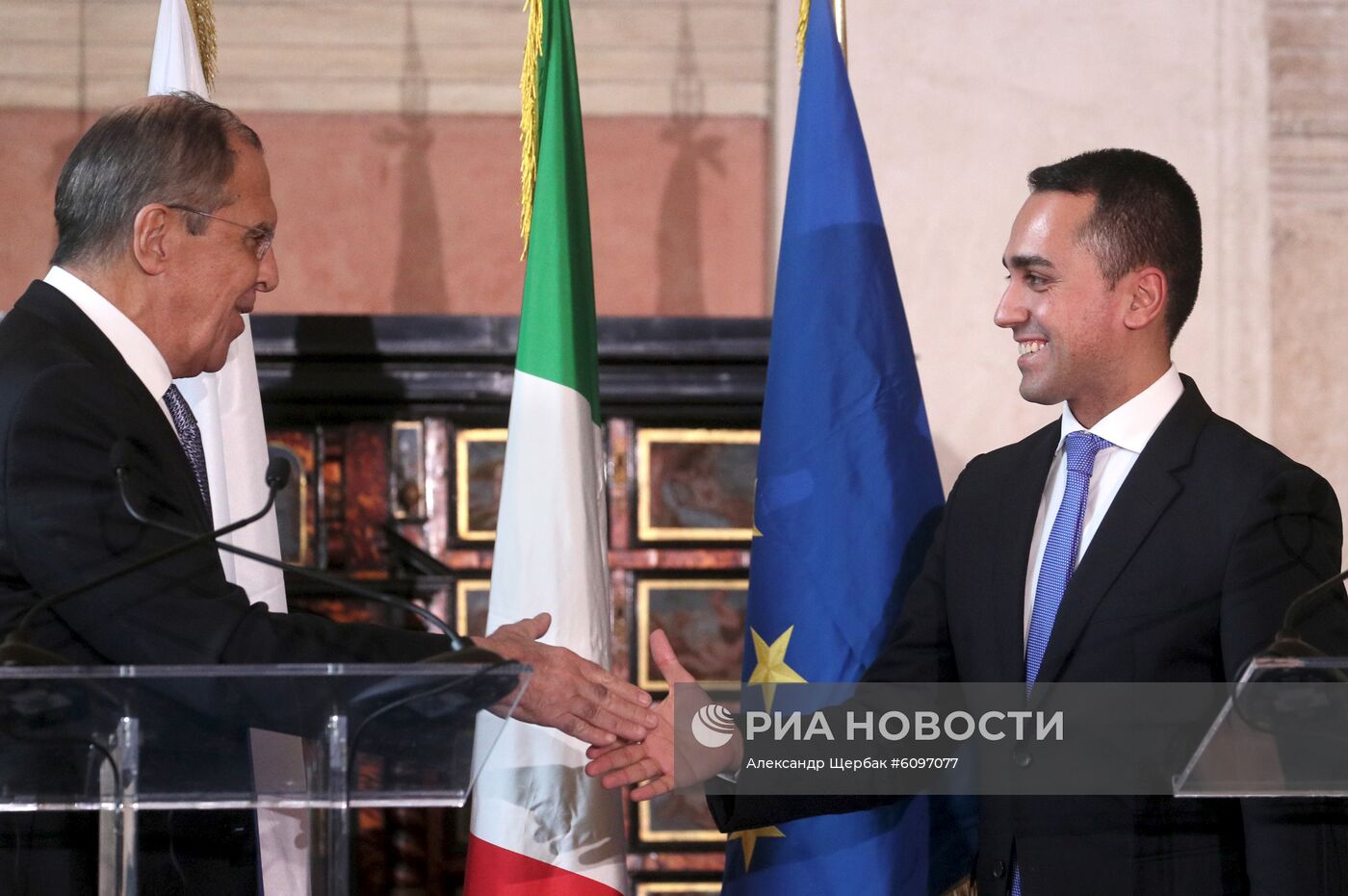 Визит главы МИД РФ С. Лаврова в Италию 