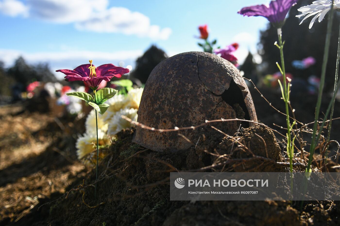 Перезахоронение останков солдат Великой Отечественной войны в Феодосии