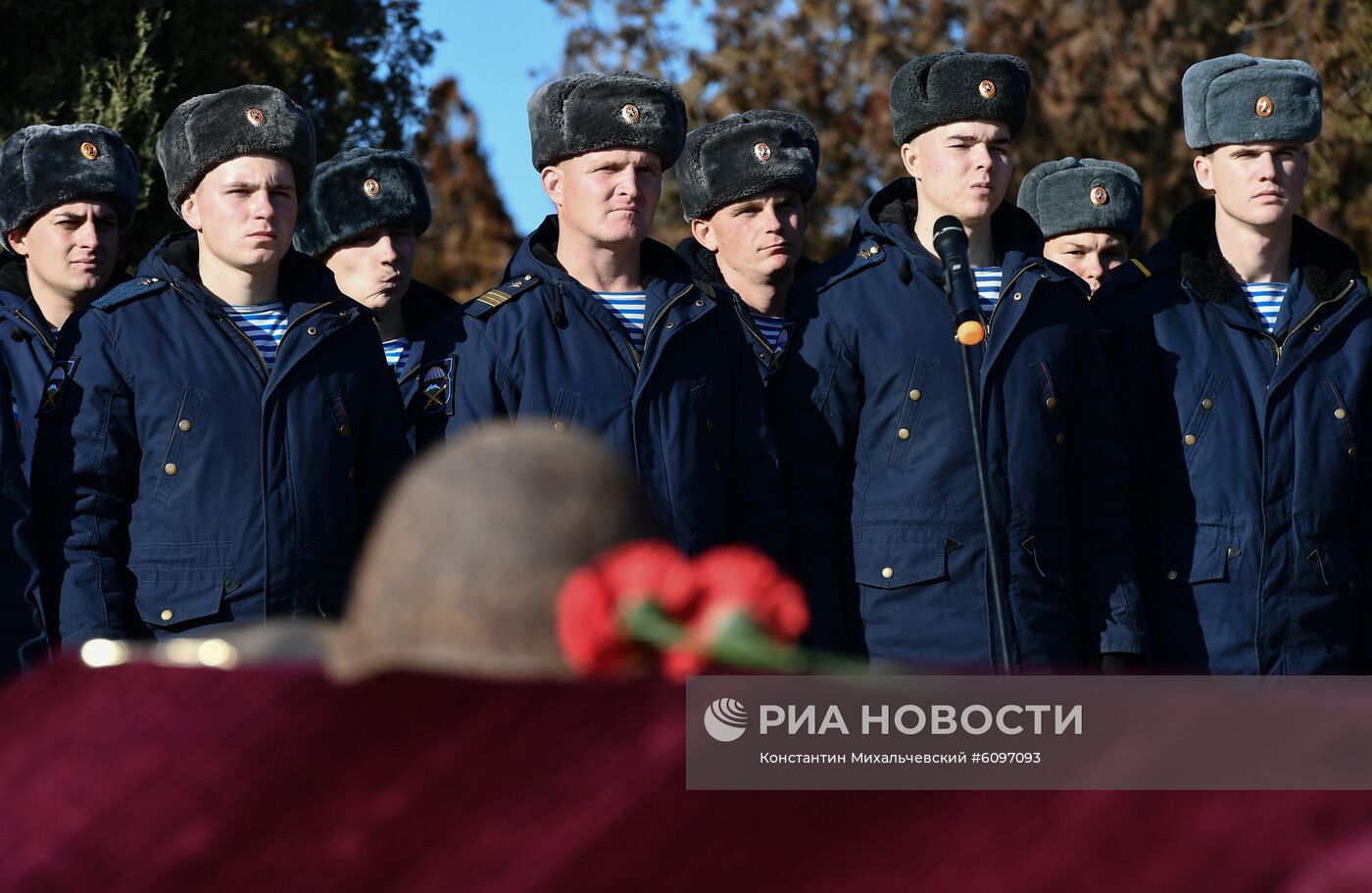 Перезахоронение останков солдат Великой Отечественной войны в Феодосии