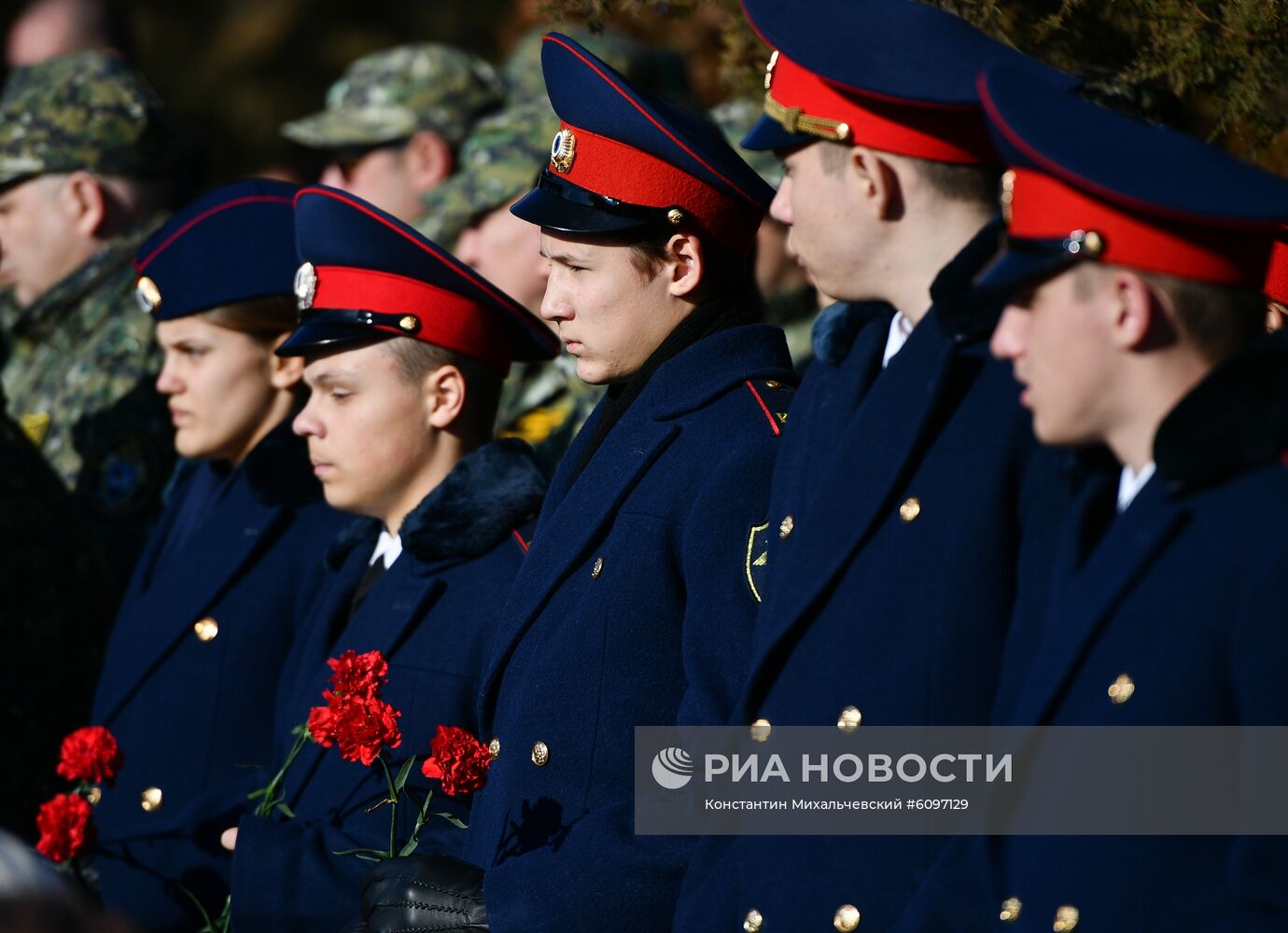 Перезахоронение останков солдат Великой Отечественной войны в Феодосии