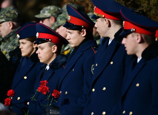 Перезахоронение останков солдат Великой Отечественной войны в Феодосии