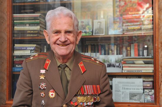 Ветеран Великой Отечественной войны В. Г. Шульгин