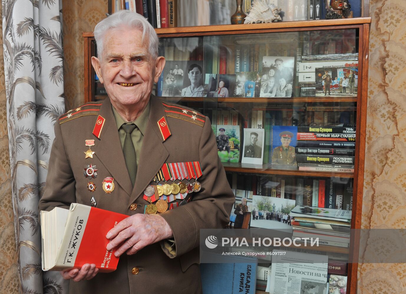 Ветеран Великой Отечественной войны В. Г. Шульгин