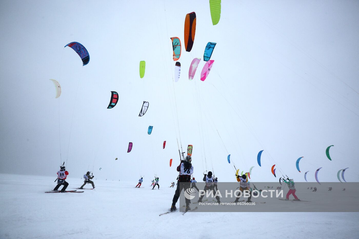 Сноукайтинг в Новосибирске