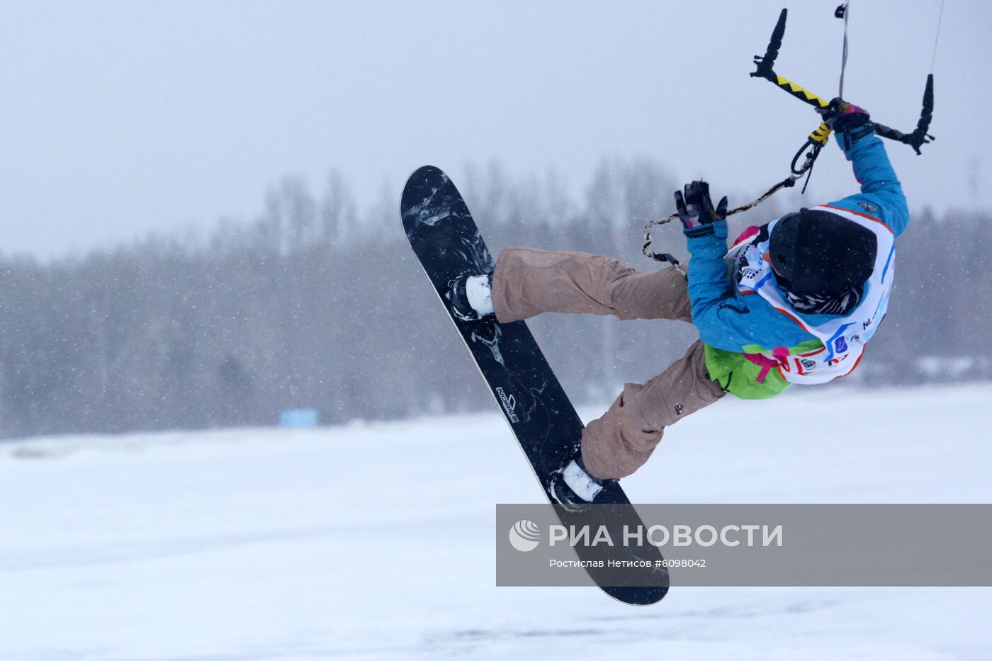 Сноукайтинг в Новосибирске