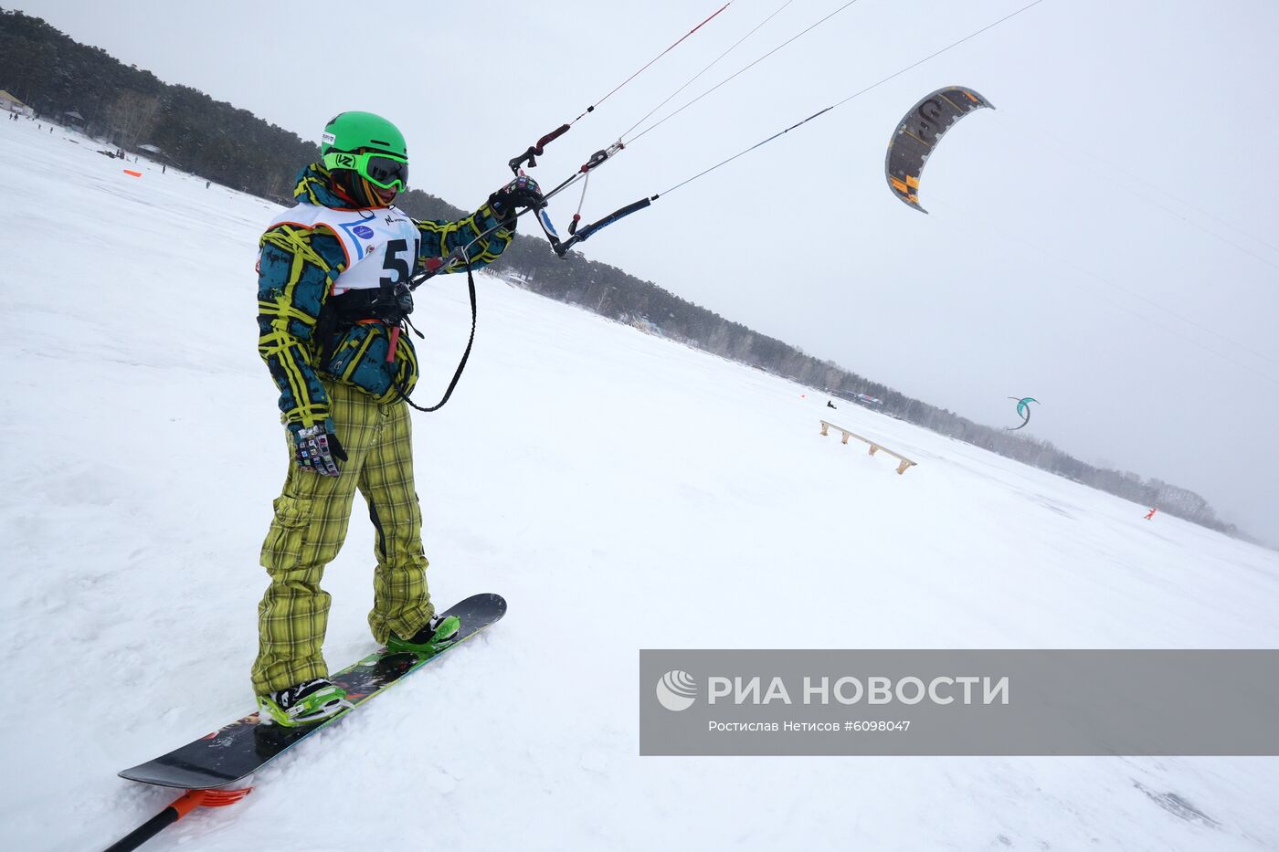 Сноукайтинг в Новосибирске