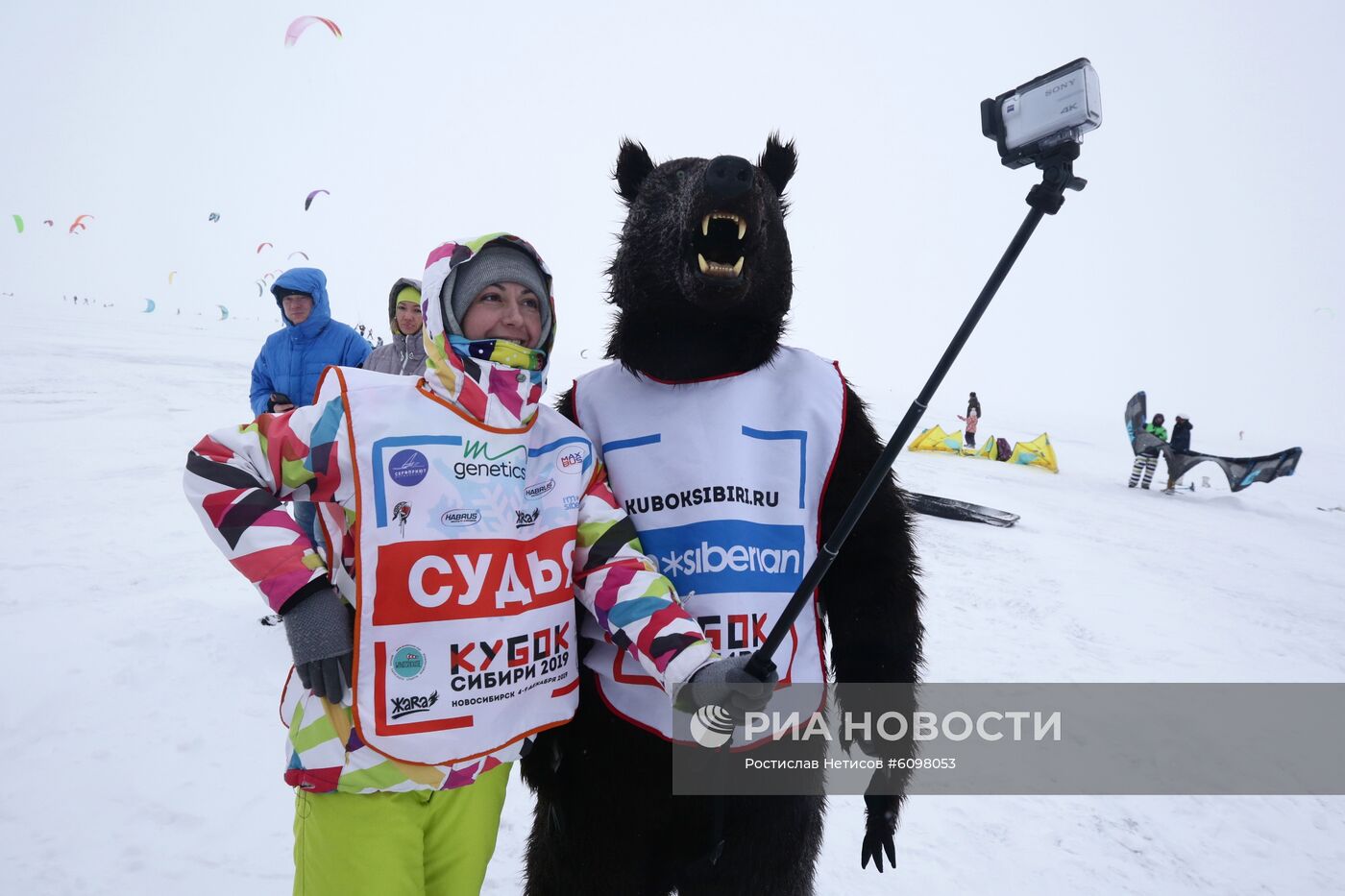 Сноукайтинг в Новосибирске
