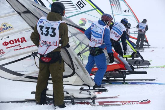 Сноукайтинг в Новосибирске