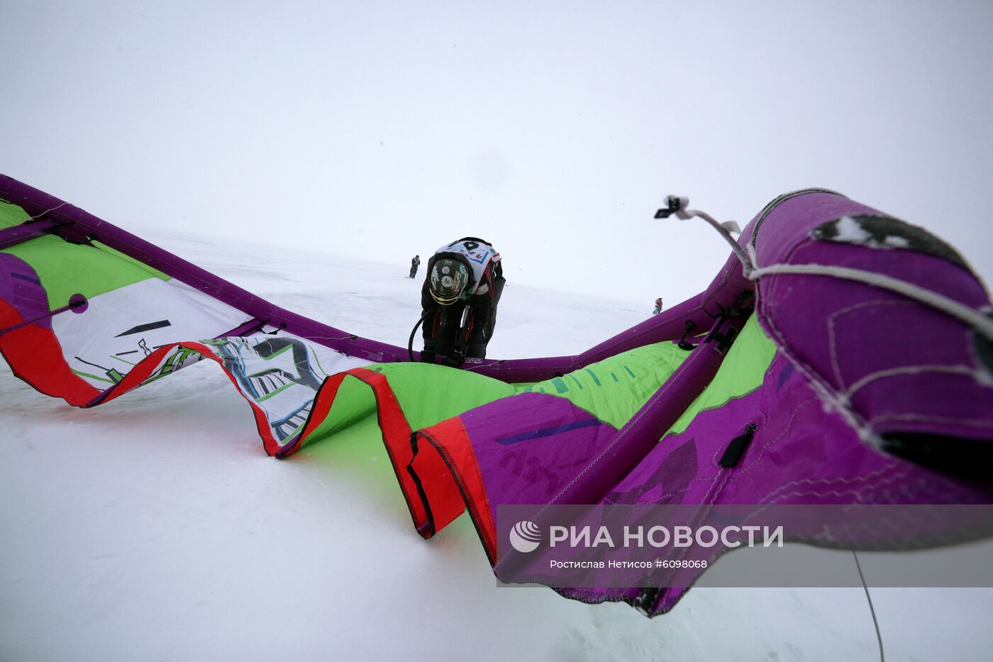 Сноукайтинг в Новосибирске