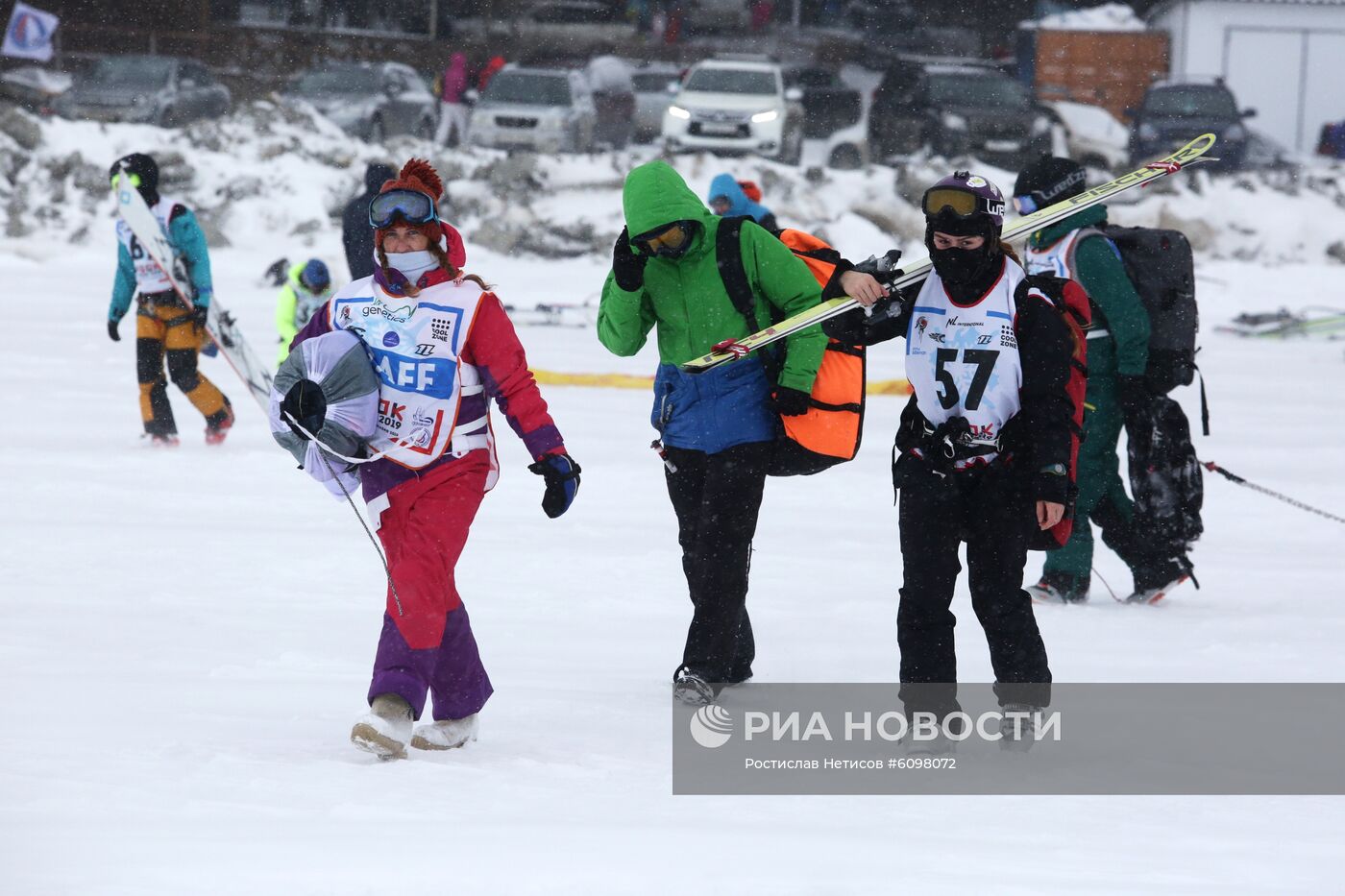 Сноукайтинг в Новосибирске