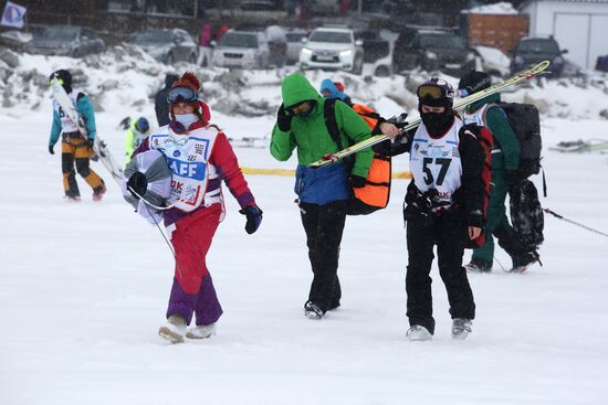 Сноукайтинг в Новосибирске
