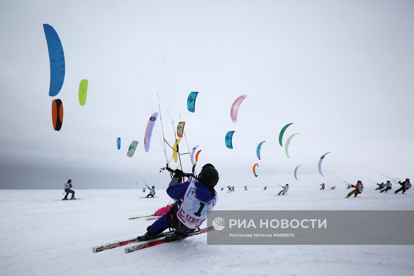 Сноукайтинг в Новосибирске