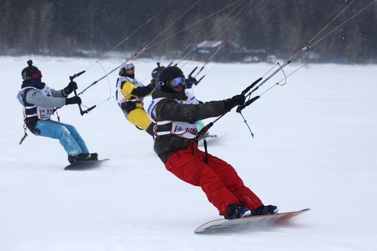 Сноукайтинг в Новосибирске
