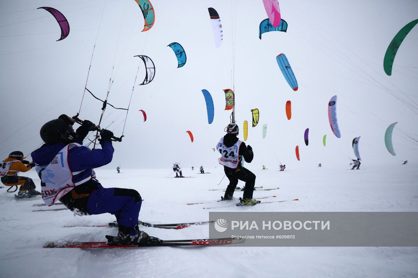 Сноукайтинг в Новосибирске