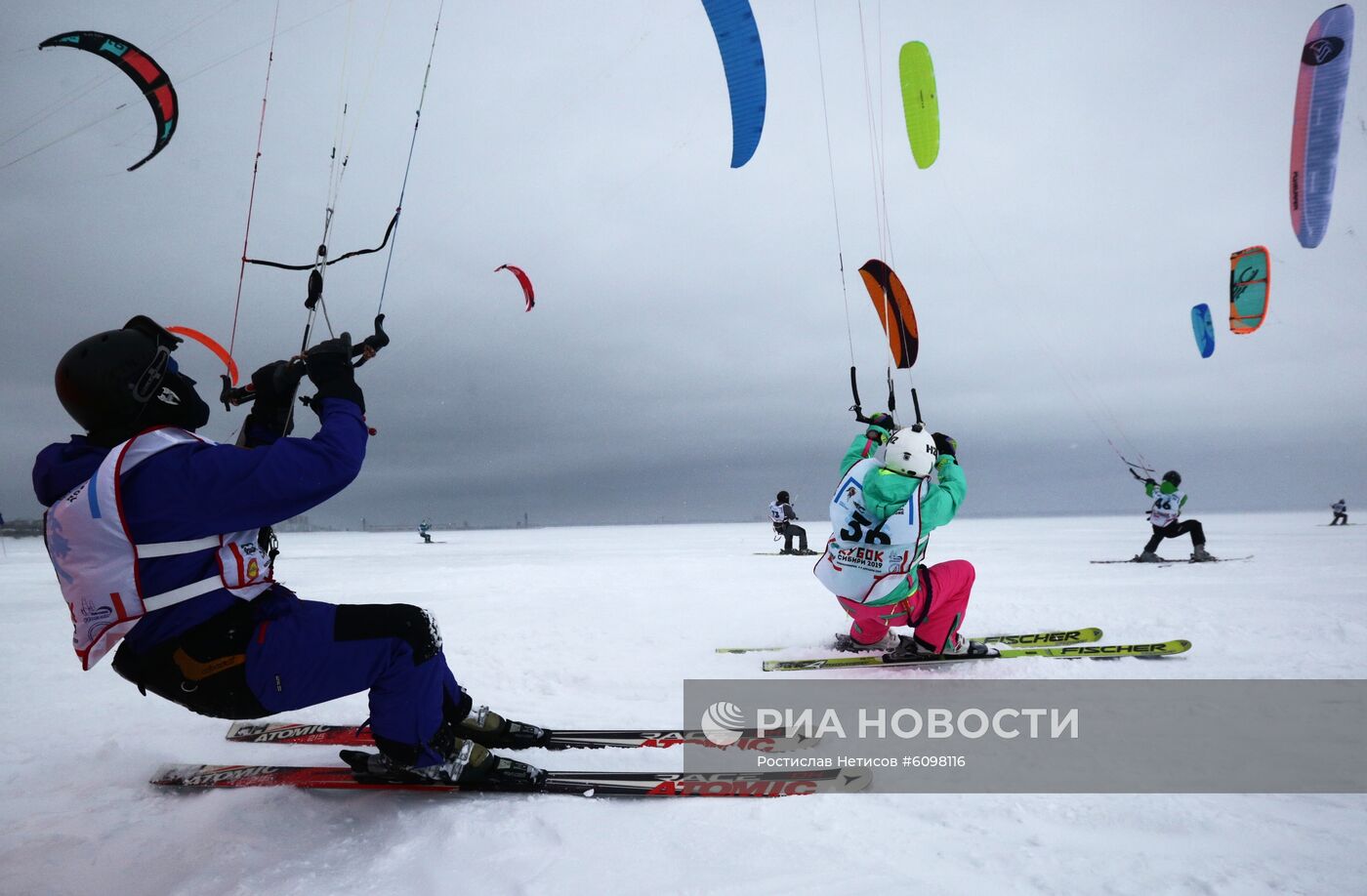 Сноукайтинг в Новосибирске