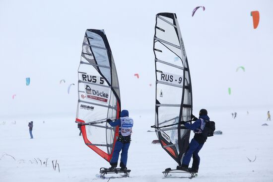 Сноукайтинг в Новосибирске