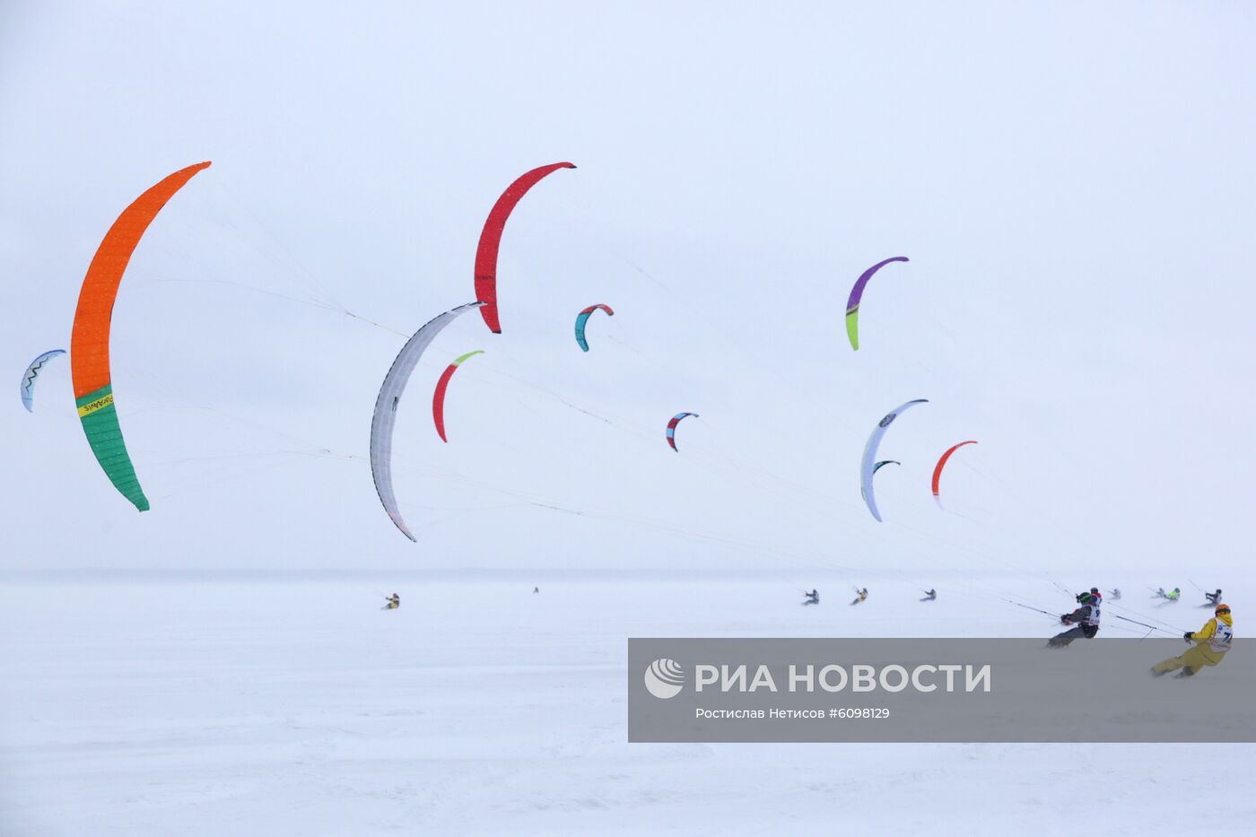 Сноукайтинг в Новосибирске