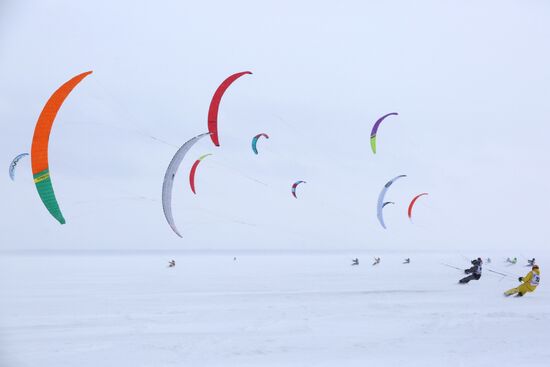 Сноукайтинг в Новосибирске