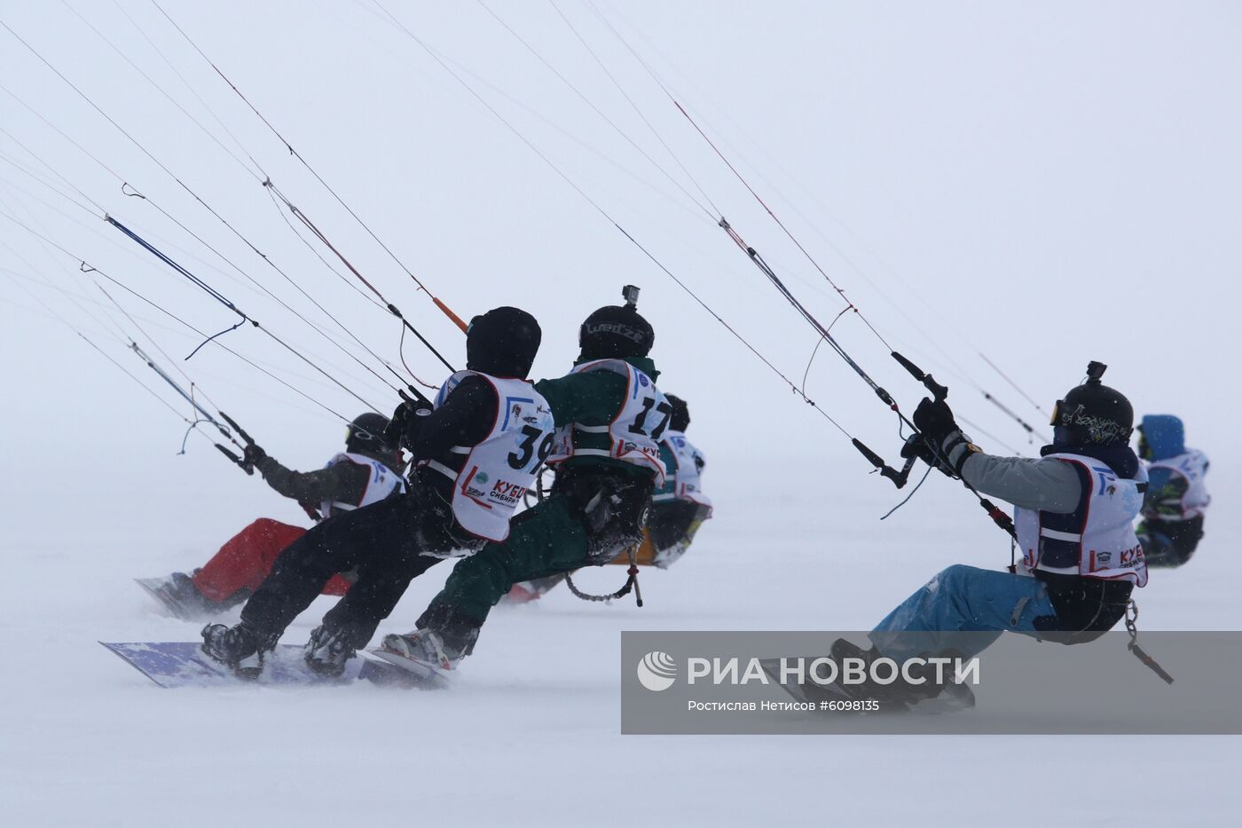 Сноукайтинг в Новосибирске