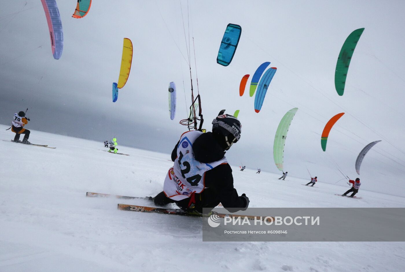 Сноукайтинг в Новосибирске