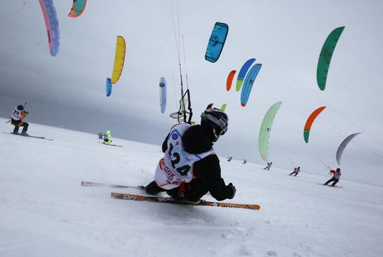 Сноукайтинг в Новосибирске
