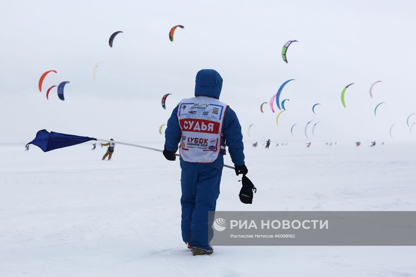 Сноукайтинг в Новосибирске