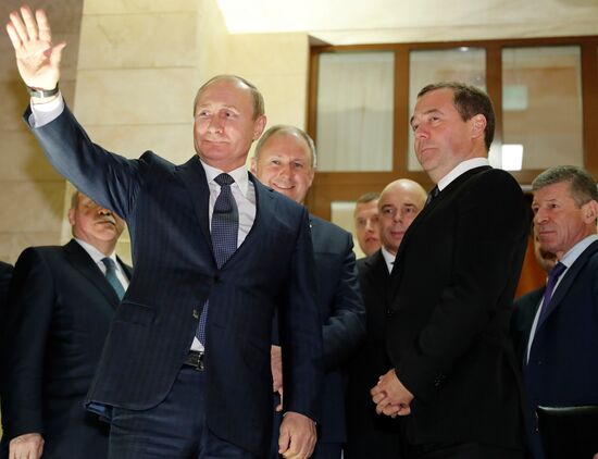 Президент РФ В. Путин провел переговоры с президентом Белоруссии А. Лукашенко в Сочи