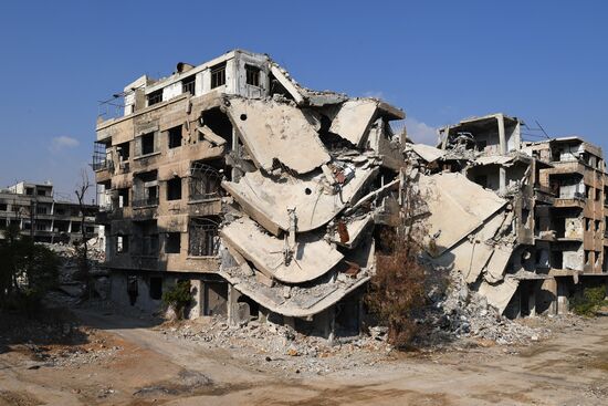 Ситуация в пригороде Дамаска Харасте