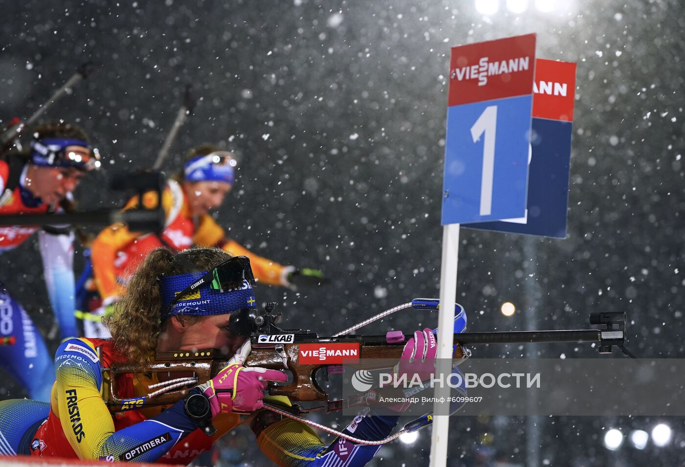 Биатлон. I этап Кубка мира. Женщины. Эстафета