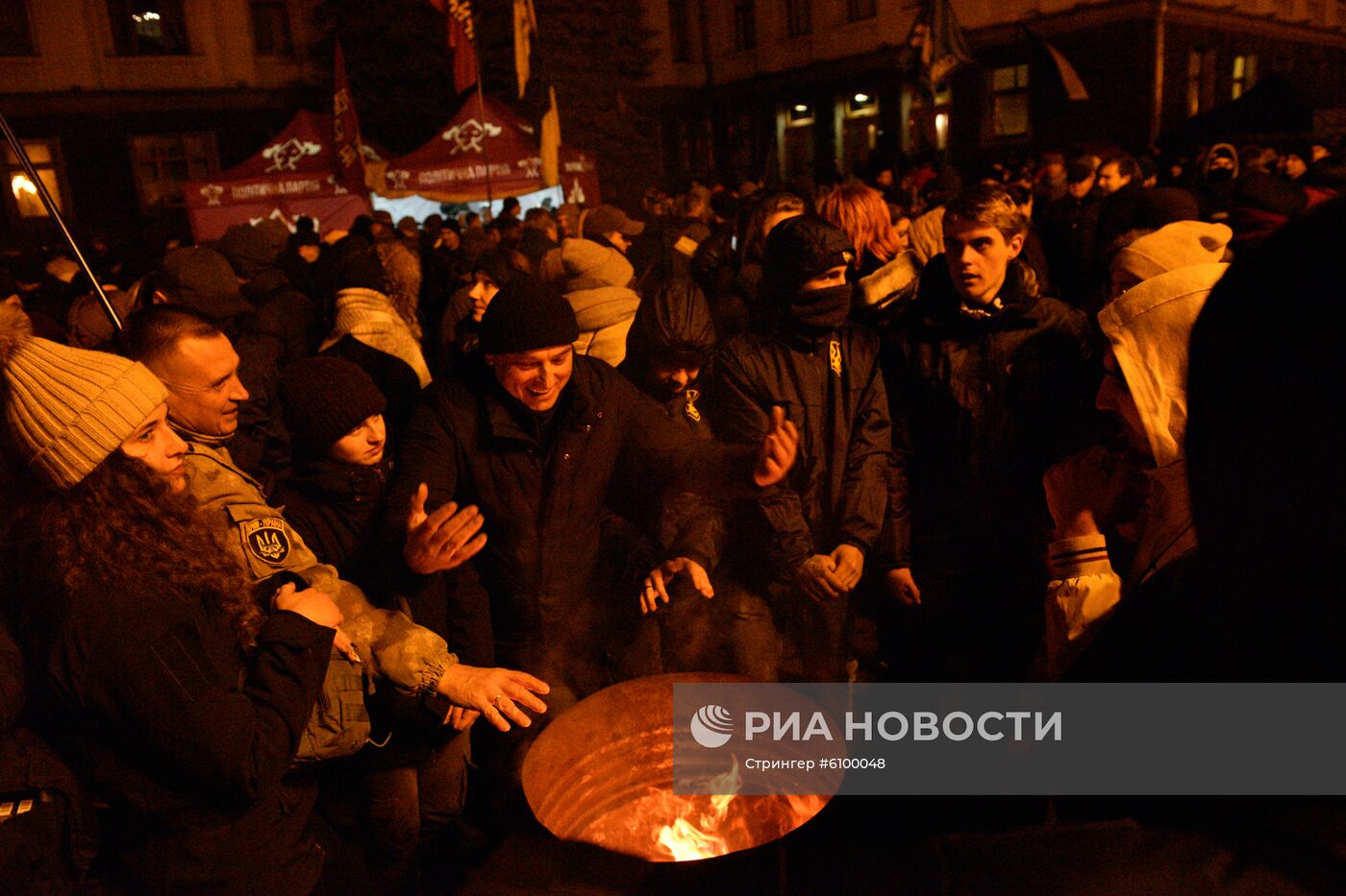 Акции протеста на Украине